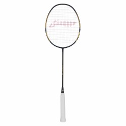 LI-NING Windstorm 78+ Badminton Racquet (Black/Gold, Unstrung)