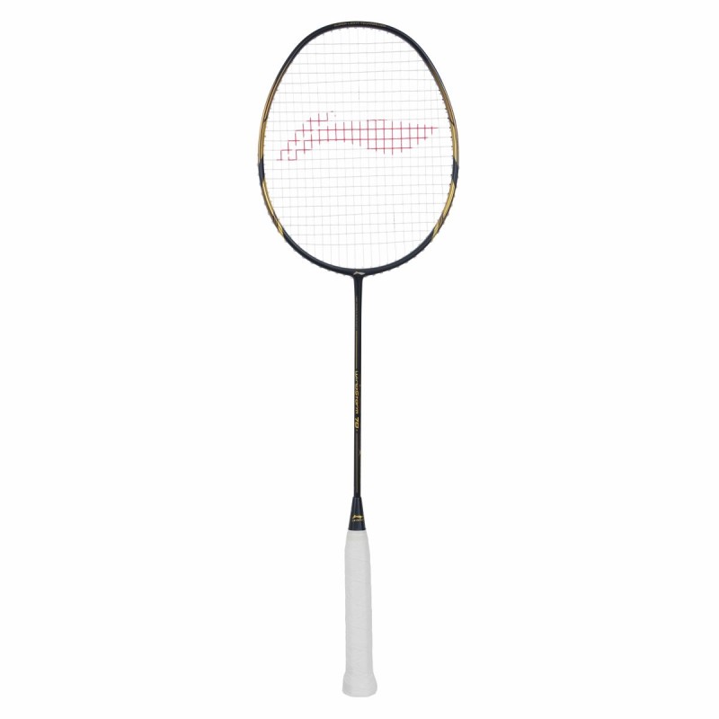 LI-NING Windstorm 78+ Badminton Racquet (Black/Gold, Unstrung)
