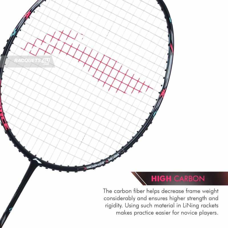 LI-NING AX-FORCE Cannon Badminton Racquet (Black, Unstrung)