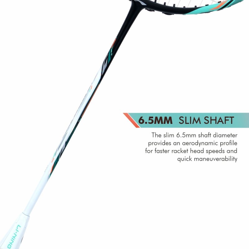 LI-NING Halbertec 7000 Badminton Racquet (Green/Orange, Unstrung) LI-NING Halbertec 7000 Badminton Racquet (Green/Orange, Unstrung)