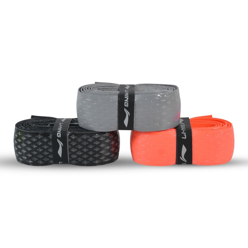 LI-NING GP18 Replacement Badminton Grip (3 Pcs, Assorted) LI-NING GP18 Replacement Badminton Grip (3 Pcs, Assorted)