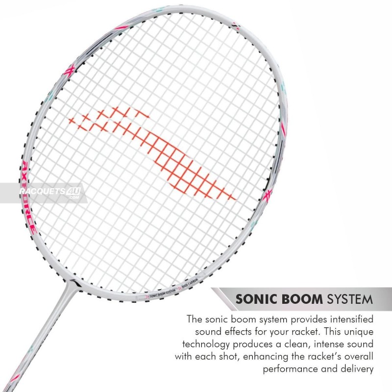 LI-NING AX-FORCE Cannon Light Badminton Racquet (White, Unstrung) LI-NING AX-FORCE Cannon Light Badminton Racquet (White, Unstrung)