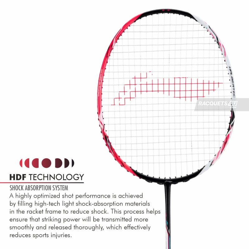 LI-NING Halbertec 4000 Badminton Racquet (Pearl White/Neon Pink, Unstrung) LI-NING Halbertec 4000 Badminton Racquet (Pearl White/Neon Pink, Unstrung)
