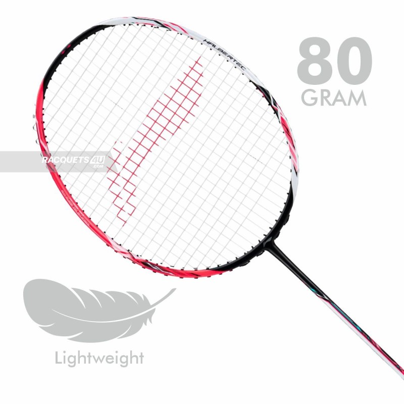 LI-NING Halbertec 4000 Badminton Racquet (Pearl White/Neon Pink, Unstrung) LI-NING Halbertec 4000 Badminton Racquet (Pearl White/Neon Pink, Unstrung)