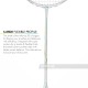 LI-NING AX-FORCE 60 Badminton Racquet (White, Unstrung)