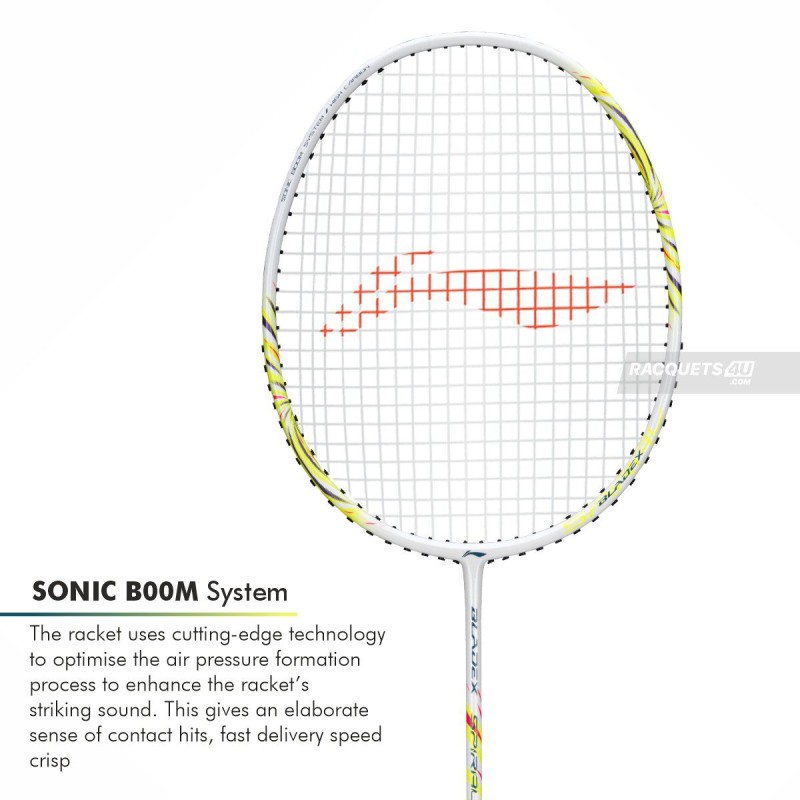 LI-NING Bladex Spiral Badminton Racquet (Neon Brilliant Yellow, Unstrung) LI-NING Bladex Spiral Badminton Racquet (Neon Brilliant Yellow, Unstrung)