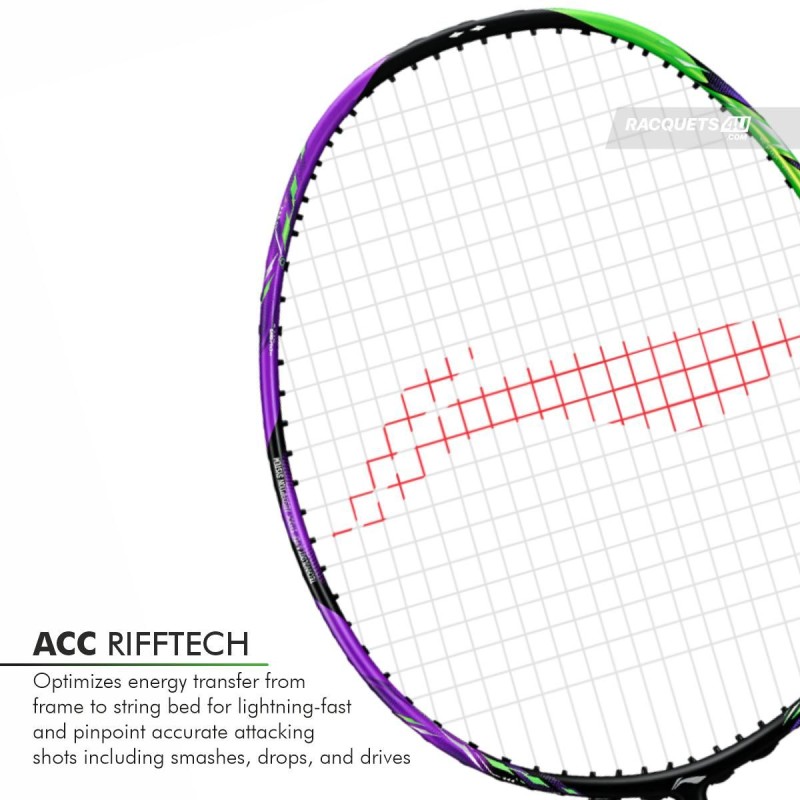 LI-NING Halbertec 9000 Badminton Racquet (Green/Purple, Unstrung) LI-NING Halbertec 9000 Badminton Racquet (Green/Purple, Unstrung)