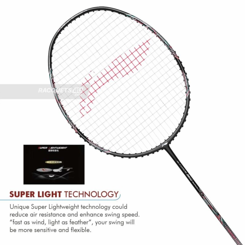 LI-NING G Force 3900 II Superlite Badminton Racquet (Dark Grey, Unstrung) LI-NING G Force 3900 II Superlite Badminton Racquet (Dark Grey, Unstrung)