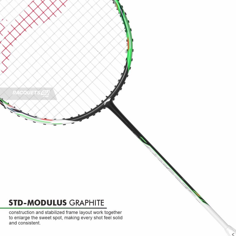 LI-NING Halbertec 3000 Badminton Racquet (Pearl White/Jade Green, Unstrung) LI-NING Halbertec 3000 Badminton Racquet (Pearl White/Jade Green, Unstrung)