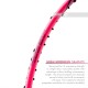 LI-NING Halbertec Motor Pro Badminton Racquet (Black/Pink/White, Unstrung) LI-NING Halbertec Motor Pro Badminton Racquet (Black/Pink/White, Unstrung)