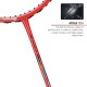 LI-NING Bladex 800 Badminton Racquet (Red/Black, Unstrung)