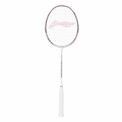 LI-NING Ignite 8 Badminton Racquet (Pearl White/Fire Red, Unstrung)