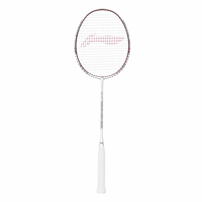LI-NING Ignite 8 Badminton Racquet (Pearl White/Fire Red, Unstrung)