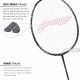LI-NING AX-FORCE 70 Badminton Racquet (Black/Silver, Unstrung) LI-NING AX-FORCE 70 Badminton Racquet (Black/Silver, Unstrung)