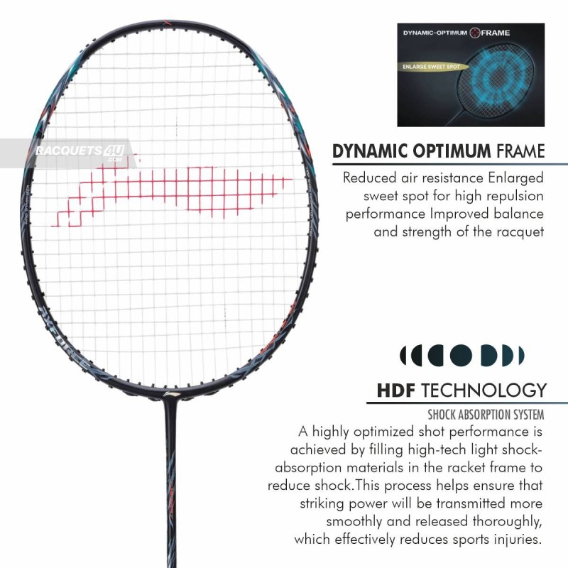 LI-NING AX-FORCE 70 Badminton Racquet (Black/Silver, Unstrung) LI-NING AX-FORCE 70 Badminton Racquet (Black/Silver, Unstrung)