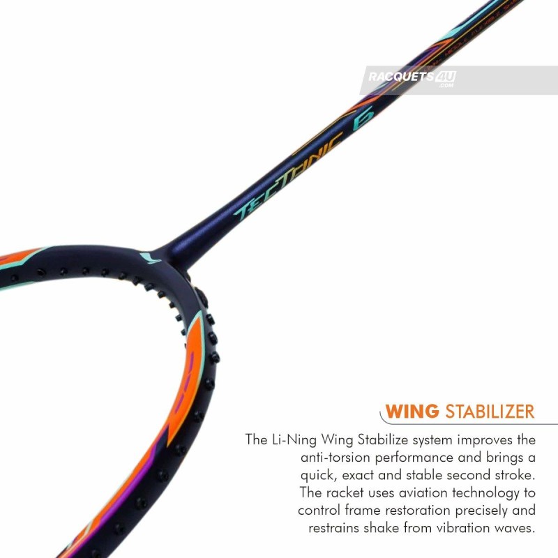 LI-NING Tectonic 6 Badminton Racquet (Orange/Black, Unstrung) LI-NING Tectonic 6 Badminton Racquet (Orange/Black, Unstrung)