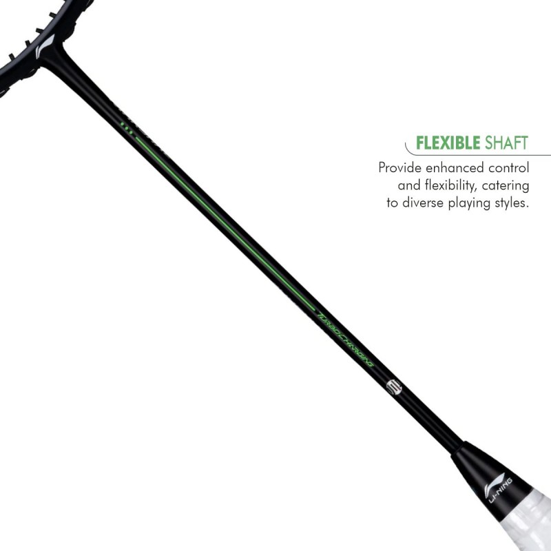 LI-NING Turbo Charging Marshal Badminton Racquet (Black, Unstrung)