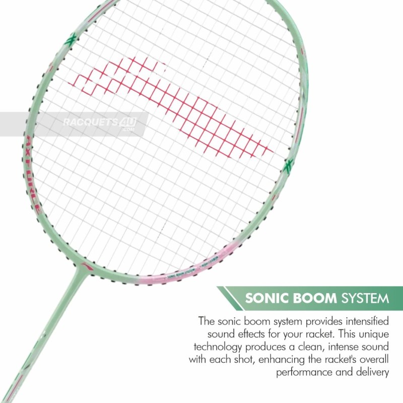 LI-NING AX-FORCE Cannon Badminton Racquet (L. Gauze Green, Unstrung)