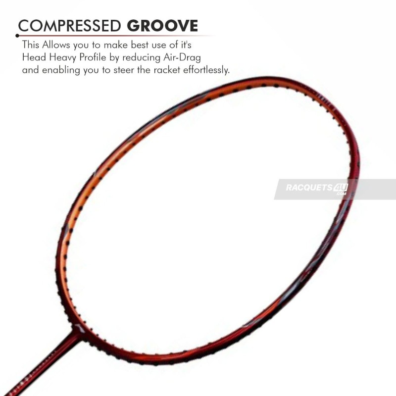 LI-NING Ignite 8 Badminton Racquet (Dark Red/Rich Gold, Unstrung) LI-NING Ignite 8 Badminton Racquet (Dark Red/Rich Gold, Unstrung)