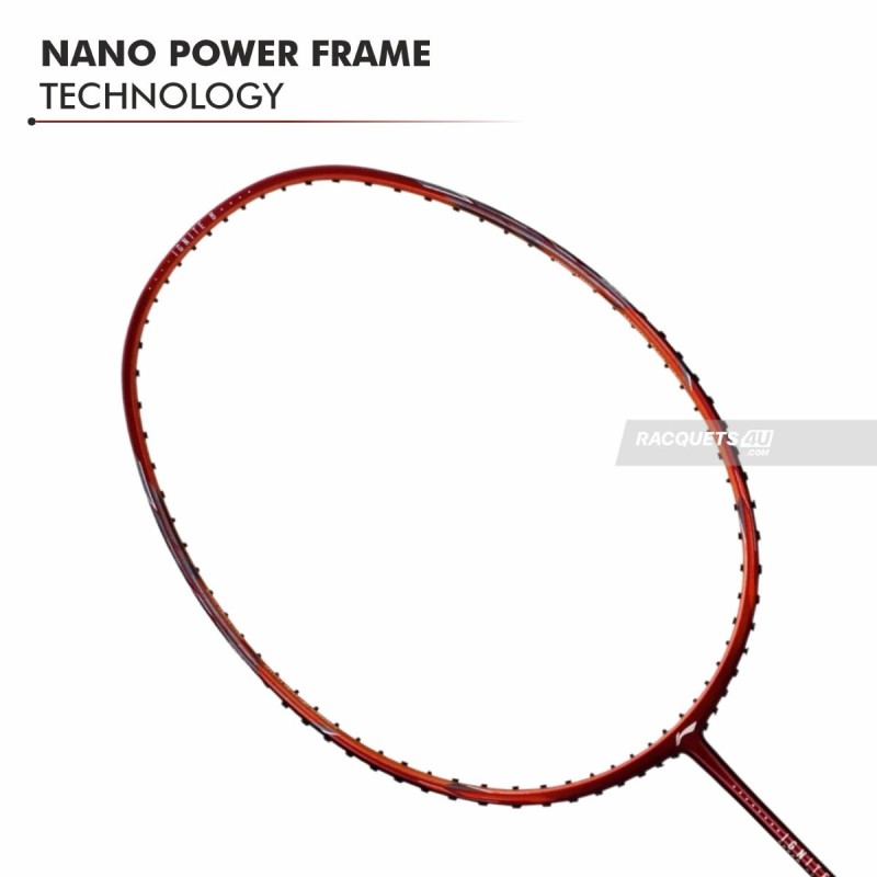 LI-NING Ignite 8 Badminton Racquet (Dark Red/Rich Gold, Unstrung) LI-NING Ignite 8 Badminton Racquet (Dark Red/Rich Gold, Unstrung)