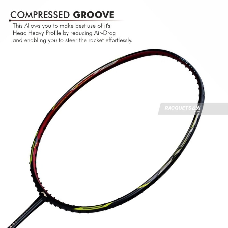 LI-NING Ignite 8 Badminton Racquet (Cool Gray/Bull Red, Unstrung) LI-NING Ignite 8 Badminton Racquet (Cool Gray/Bull Red, Unstrung)