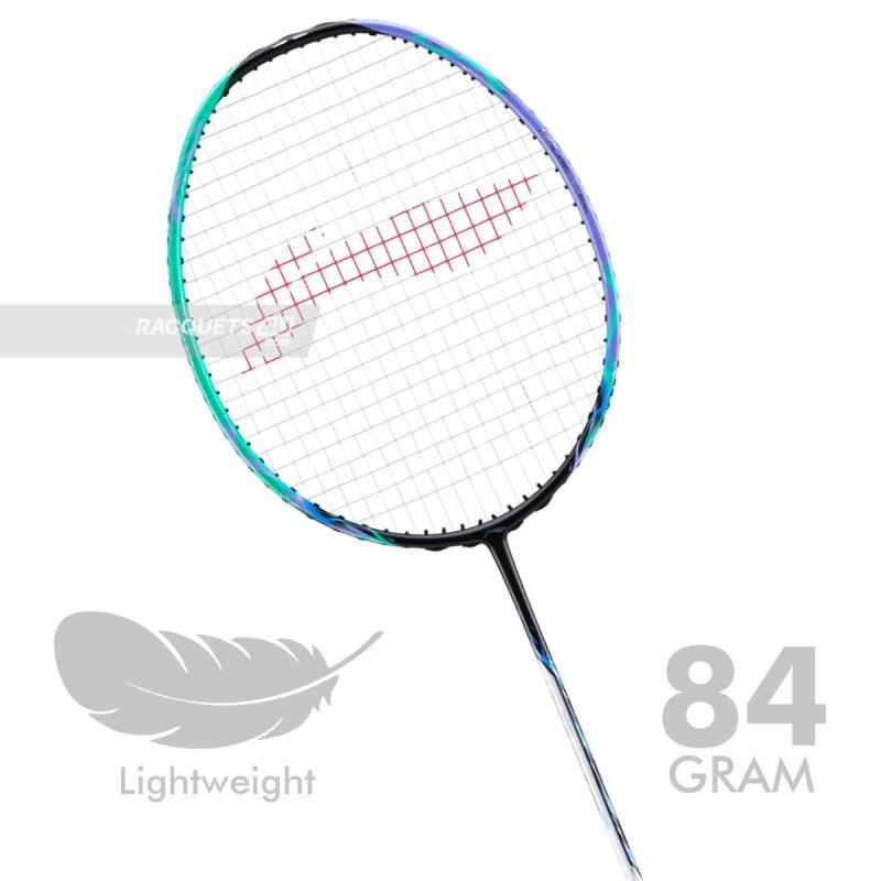 LI-NING Halbertec 7000 Badminton Racquet (Capri Breeze/Twilight Purple, Unstrung)