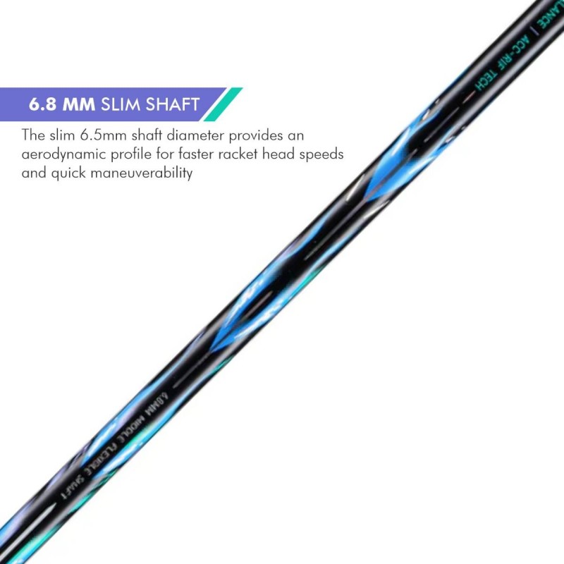 LI-NING Halbertec 7000 Badminton Racquet (Capri Breeze/Twilight Purple, Unstrung)