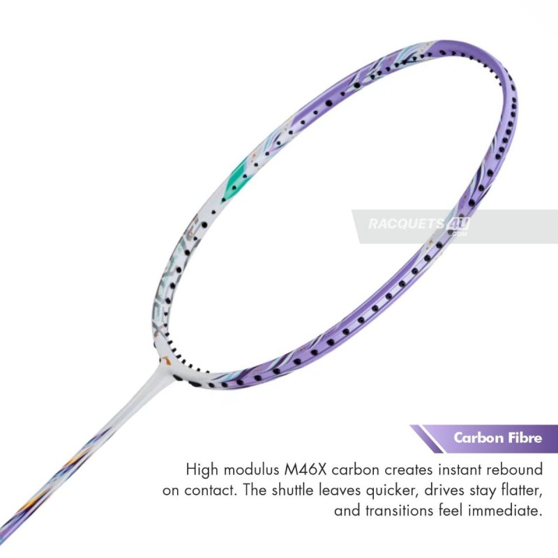 LI-NING Bladex 600 Badminton Racquet (Pearl White/Zircon, Unstrung) LI-NING Bladex 600 Badminton Racquet (Pearl White/Zircon, Unstrung)