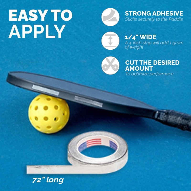 TOURNA Pickleball Lead Tape (1/4 x 72) TOURNA Pickleball Lead Tape (1/4 x 72)