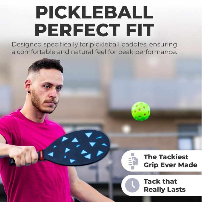 TOURNA Mega Tac Pickleball Overgrip (10 Pack, Blue) TOURNA Mega Tac Pickleball Overgrip (10 Pack, Blue)