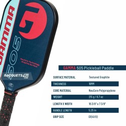 GAMMA 505 Pickleball Paddle GAMMA 505 Pickleball Paddle