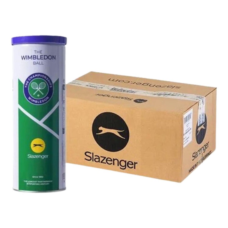 SLAZENGER Wimbledon Tennis Ball Carton (72 Balls) SLAZENGER Wimbledon Tennis Ball Carton (72 Balls)