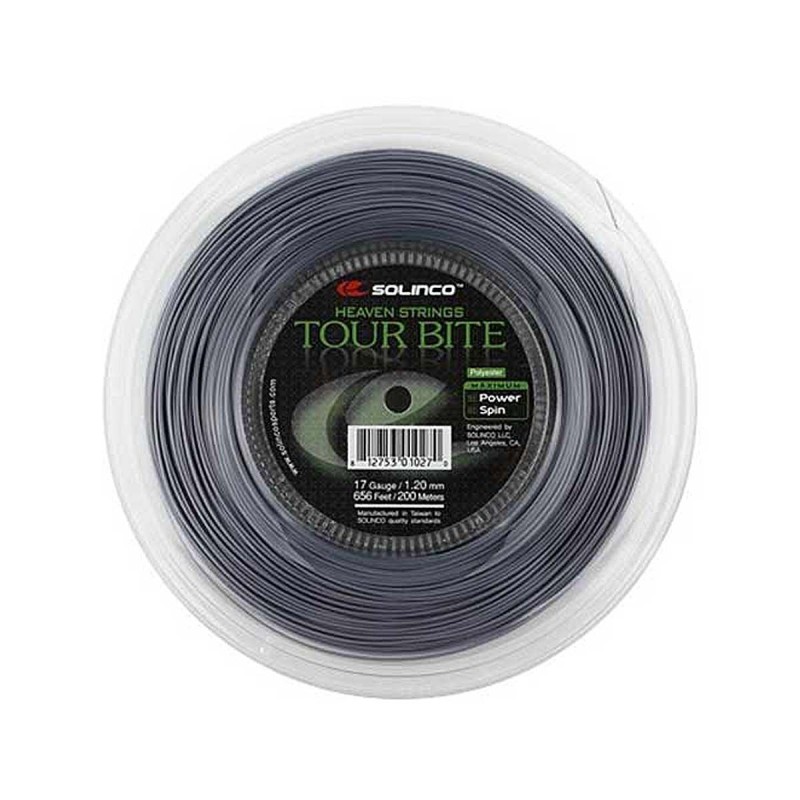 SOLINCO Tour Bite Tennis String Reel (17 / 1.20mm, 200 m) SOLINCO Tour Bite Tennis String Reel (17 / 1.20mm, 200 m)