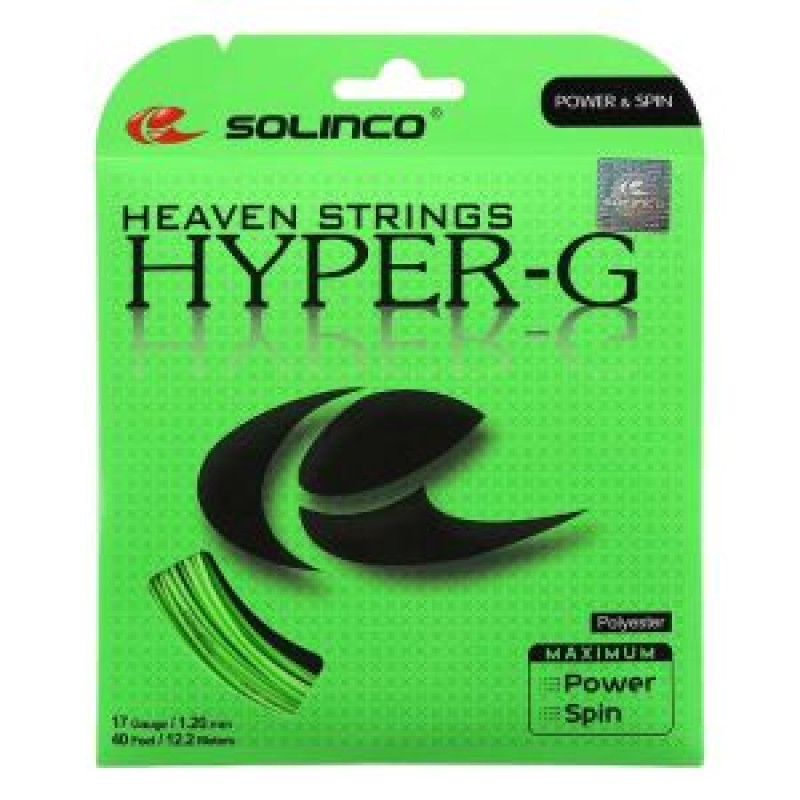 SOLINCO Hyper G Tennis String (Cut From Reel, 17 / 1.20mm) SOLINCO Hyper G Tennis String (Cut From Reel, 17 / 1.20mm)
