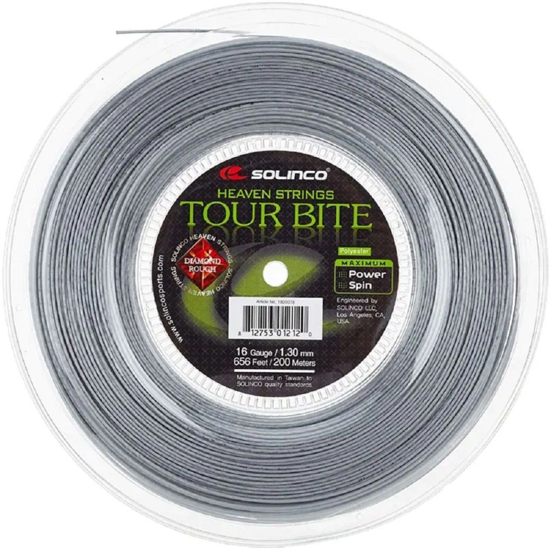 SOLINCO Tour Bite Diamond Rough String Reel (16 / 1.30mm, 200 m) SOLINCO Tour Bite Diamond Rough String Reel (16 / 1.30mm, 200 m)