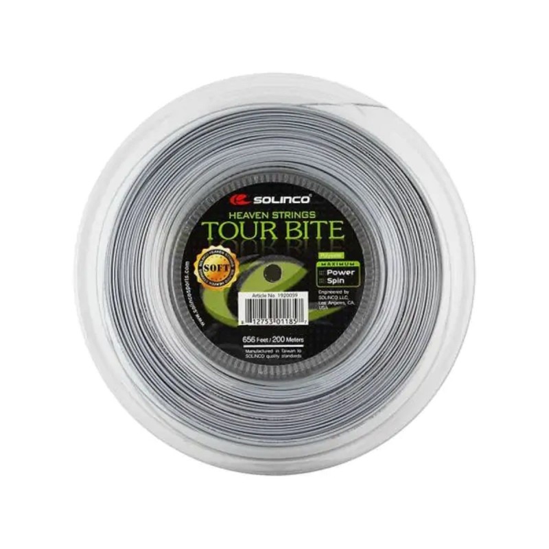 SOLINCO Tour Bite Soft Tennis String Reel (16L / 1.25mm, 200 m) SOLINCO Tour Bite Soft Tennis String Reel (16L / 1.25mm, 200 m)