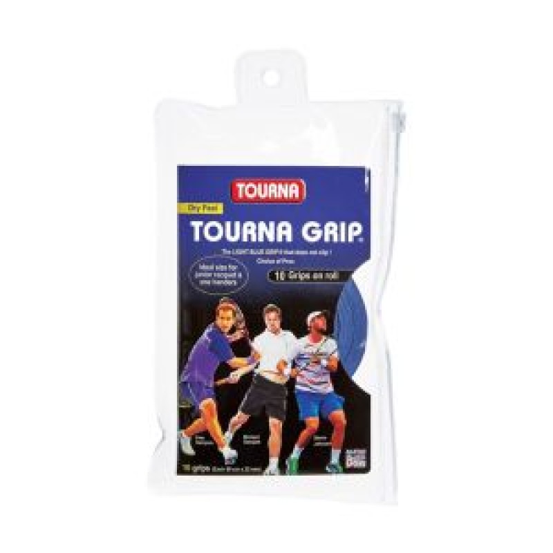 TOURNA Original Overgrip (10 Grips, Blue) TOURNA Original Overgrip (10 Grips, Blue)