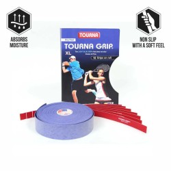 TOURNA Original Overgrip XL (10 Grips on roll, Blue) TOURNA Original Overgrip XL (10 Grips on roll, Blue)