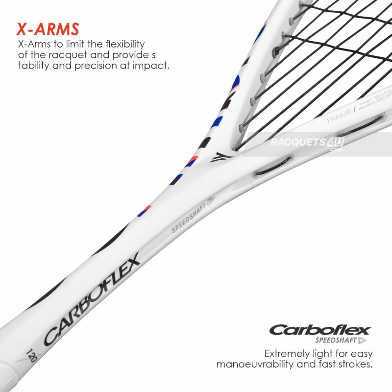 TECNIFIBRE Carboflex 120 X-Top V2 Squash Racquet TECNIFIBRE Carboflex 120 X-Top V2 Squash Racquet