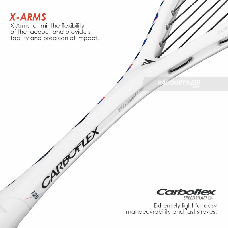 TECNIFIBRE Carboflex 125 X-Top V2 Squash Racquet TECNIFIBRE Carboflex 125 X-Top V2 Squash Racquet