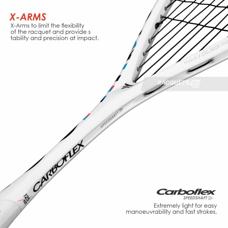 TECNIFIBRE Carboflex 125 NS X-Top V2 Squash Racquet TECNIFIBRE Carboflex 125 NS X-Top V2 Squash Racquet