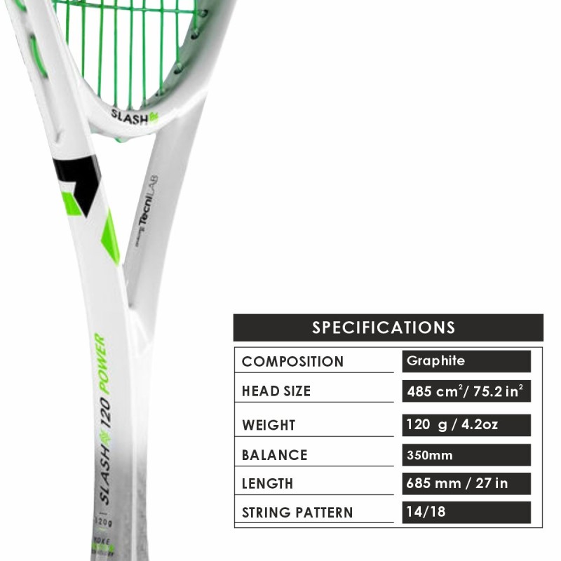 TECNIFIBRE Slash 120 Power Squash Racquet TECNIFIBRE Slash 120 Power Squash Racquet
