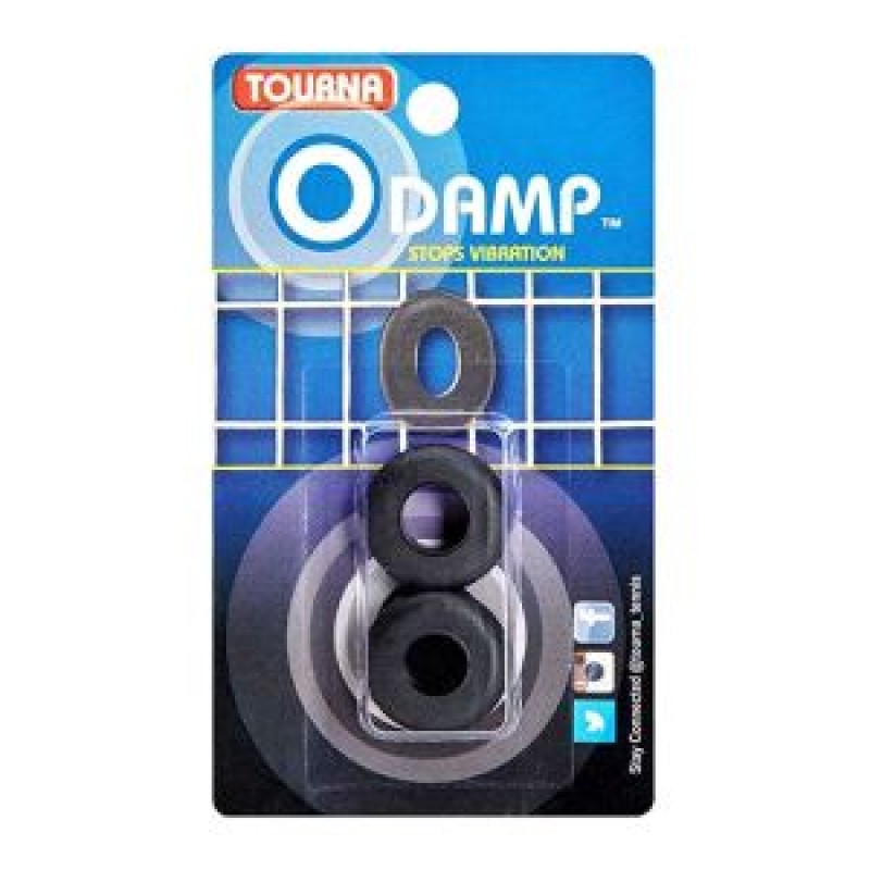TOURNA Sampras Vibration Dampener (2 Pcs, Black)