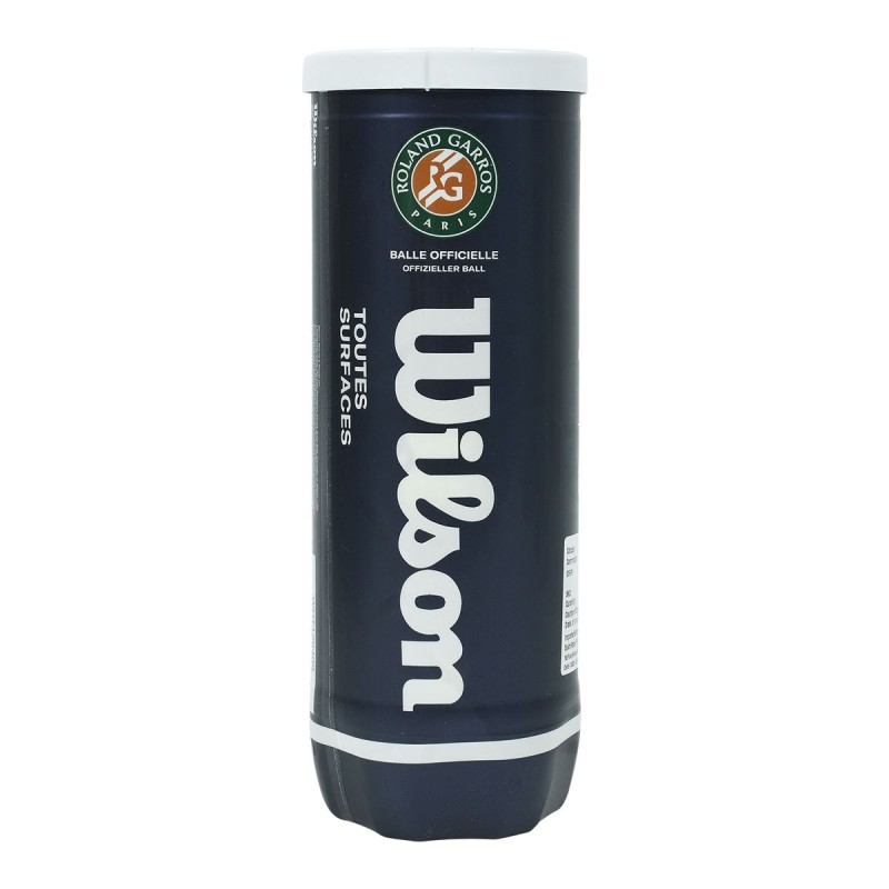 WILSON Roland Garros All Court Tennis Ball Can (3 Balls) WILSON Roland Garros All Court Tennis Ball Can (3 Balls)