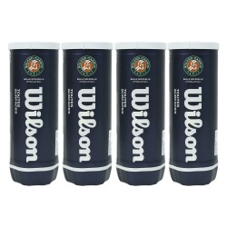 WILSON Roland Garros All Court Tennis Ball Dozen (12 Balls) WILSON Roland Garros All Court Tennis Ball Dozen (12 Balls)