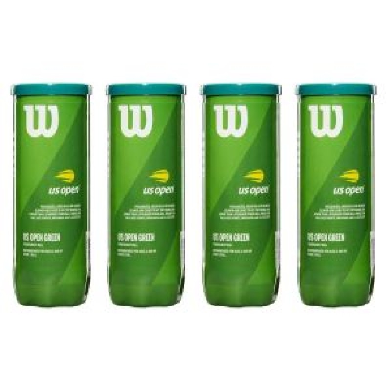 WILSON US Open Green Transtition Tennis Ball Dozen (12 Balls) WILSON US Open Green Transtition Tennis Ball Dozen (12 Balls)