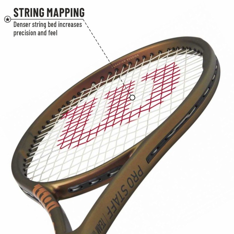 WILSON Pro Staff Team V14 Tennis Racquet (280g, Unstrung)