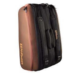 WILSON Pro Staff V14 Super Tour 15R Kitbag (Black/Brown) WILSON Pro Staff V14 Super Tour 15R Kitbag (Black/Brown)