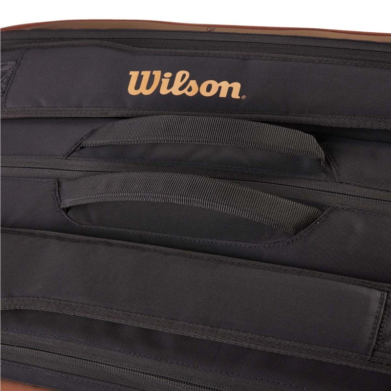 WILSON Pro Staff V14 Super Tour 15R Kitbag (Black/Brown)