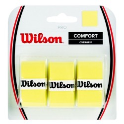 WILSON Pro Comfort Overgrip (Yellow, 3 pcs) WILSON Pro Comfort Overgrip (Yellow, 3 pcs)